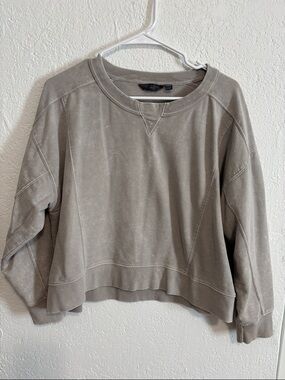 Danskin Taupe Crewneck Sweatshirt